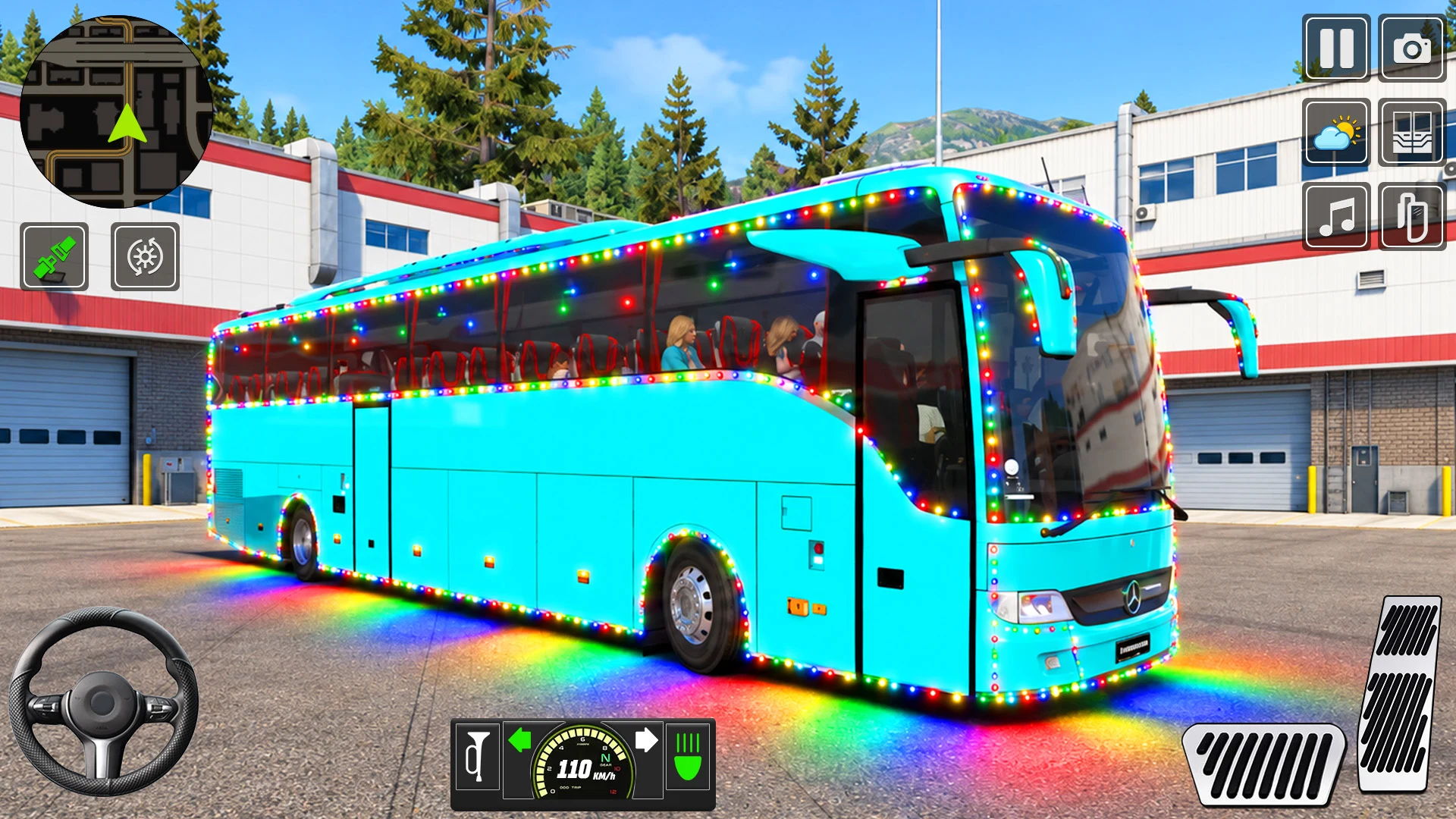 City Driving Sim Bus Game 3d screenshot