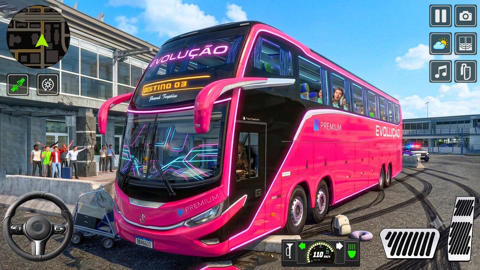 City Driving Sim Bus Game 3d screenshot