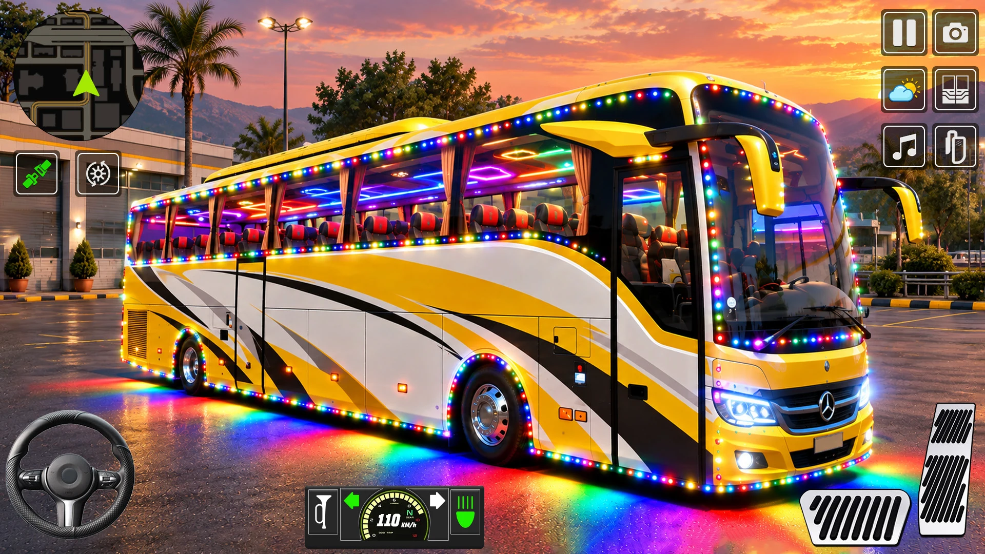City Driving Sim Bus Game 3d screenshot