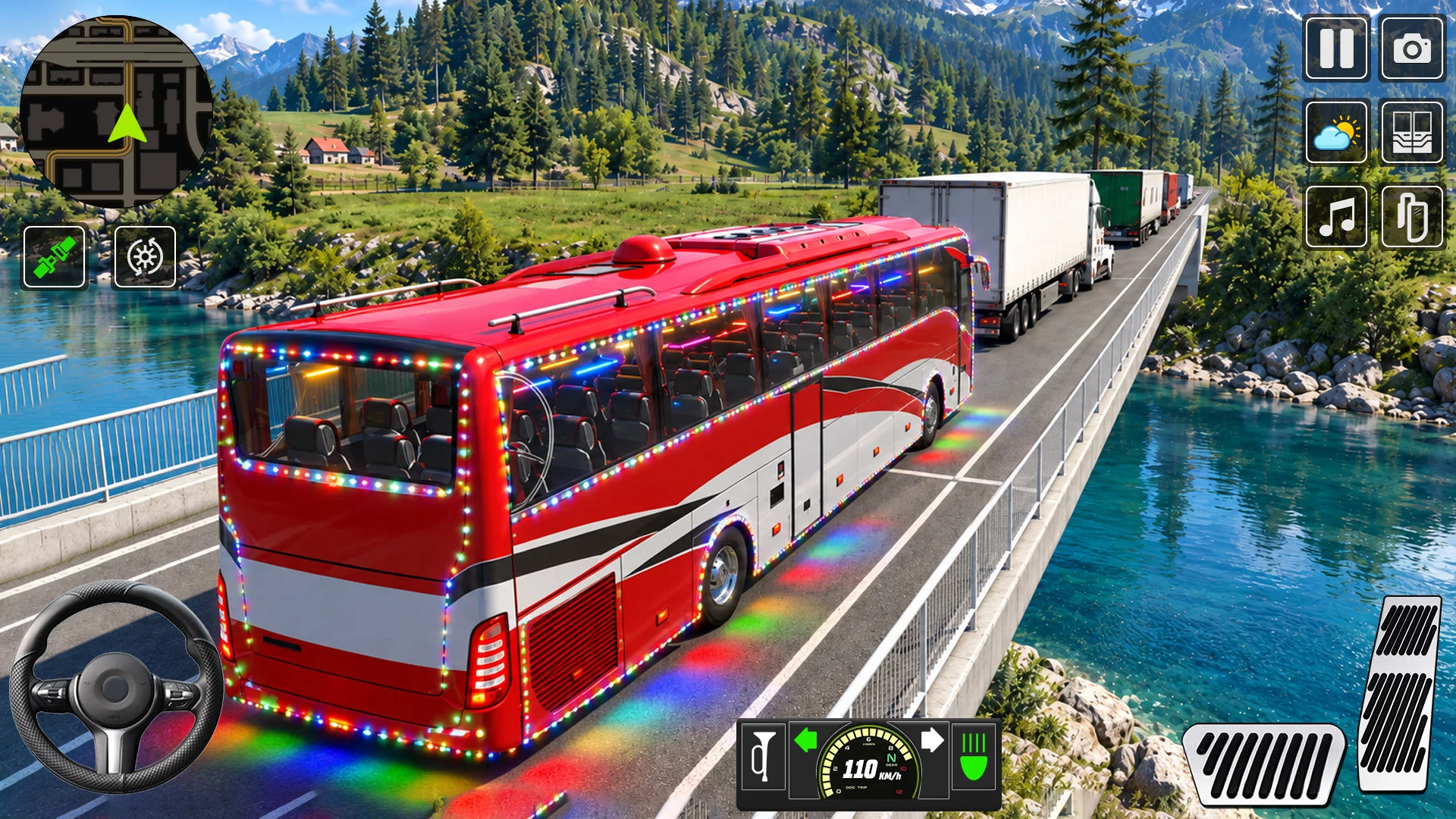 City Driving Sim Bus Game 3d screenshot