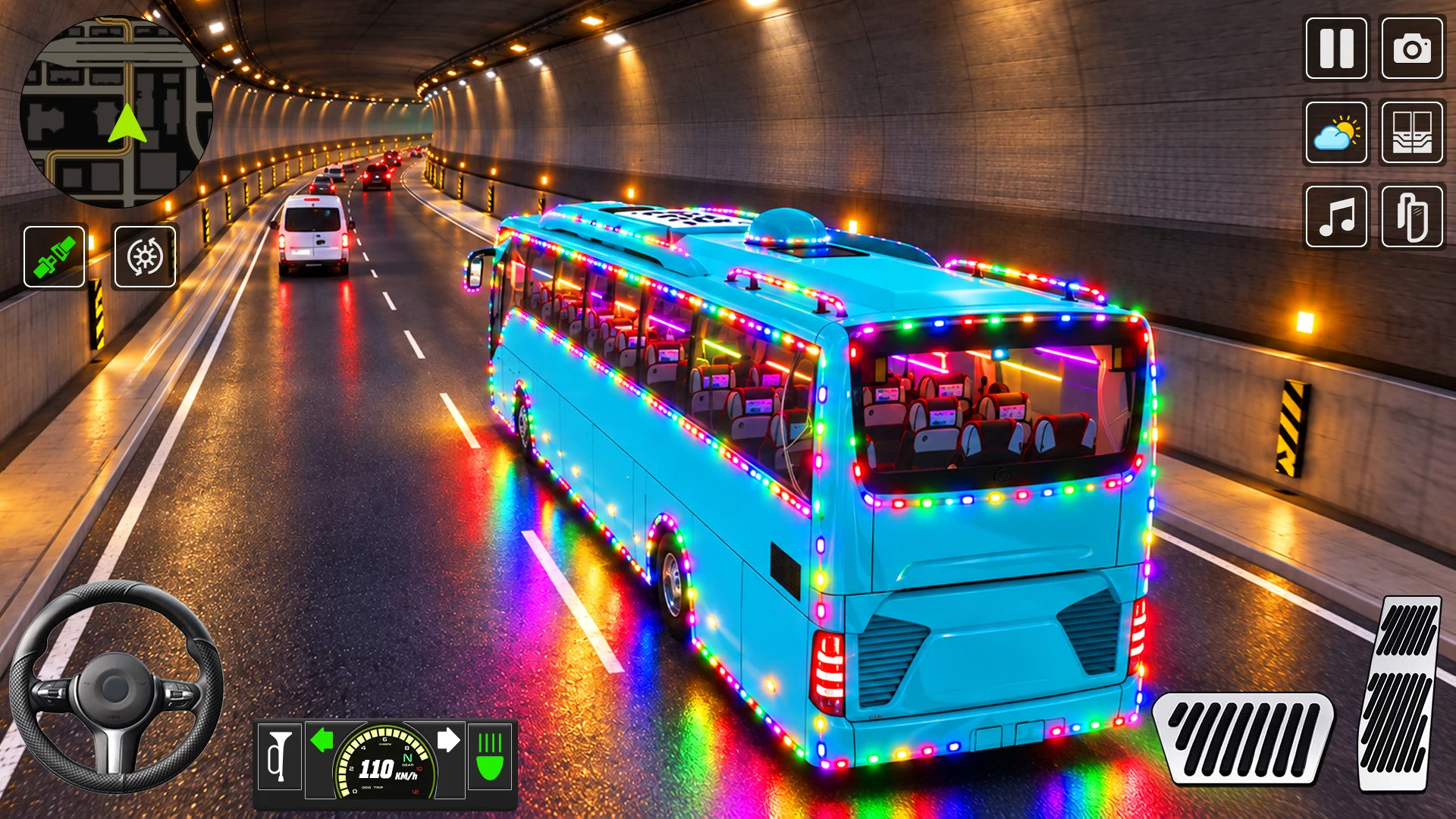 City Driving Sim Bus Game 3d screenshot